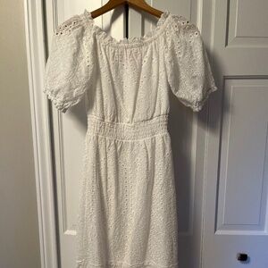 Betsey Johnson Eyelit Midi Dress